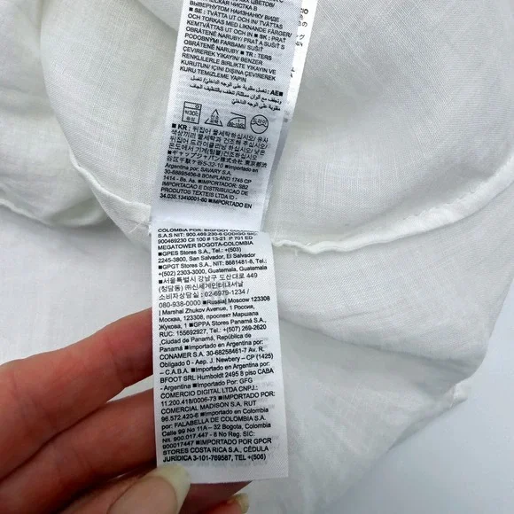 Banana Republic White Ramie Sheer Tunic Dress Tall S Bride Resort NO BELT - Picture 10 of 13